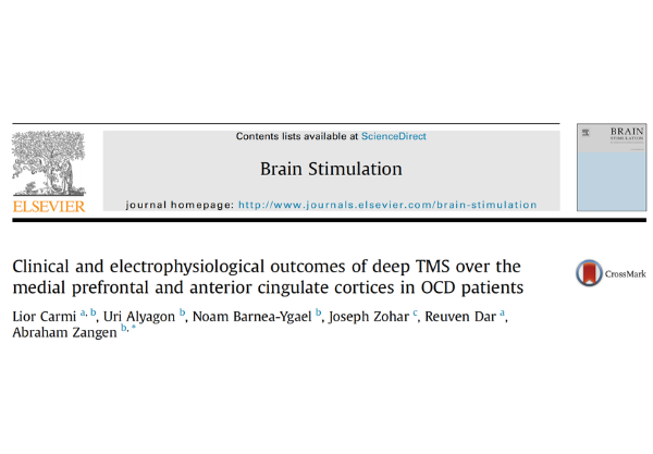 IF=9.7 英智&BrainsWay 全球獨(dú)創(chuàng)深部經(jīng)顱磁刺激（dTMS）系統(tǒng) | 以色列本-古里安大學(xué)Abraham Zangen教授團(tuán)隊(duì)發(fā)現(xiàn)高頻dTMS靶向mPFC-ACC可改善強(qiáng)迫癥癥狀且療效與theta頻段ERN活動(dòng)增強(qiáng)同步